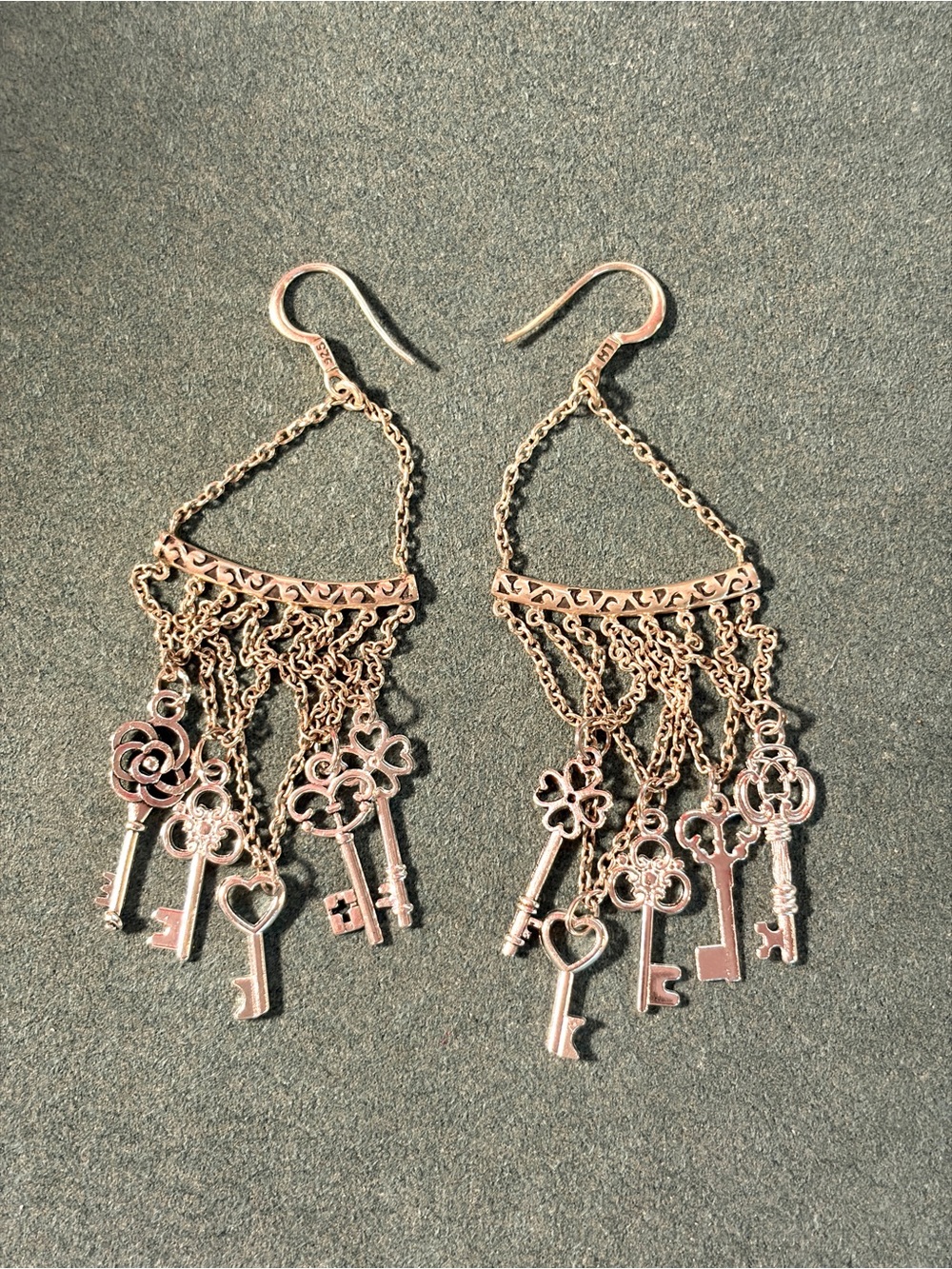 Silver Chandelier Earrings